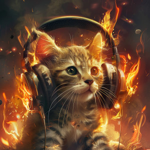 Fireplace Sample Master的專輯Feline Fire: Calming Music for Cats