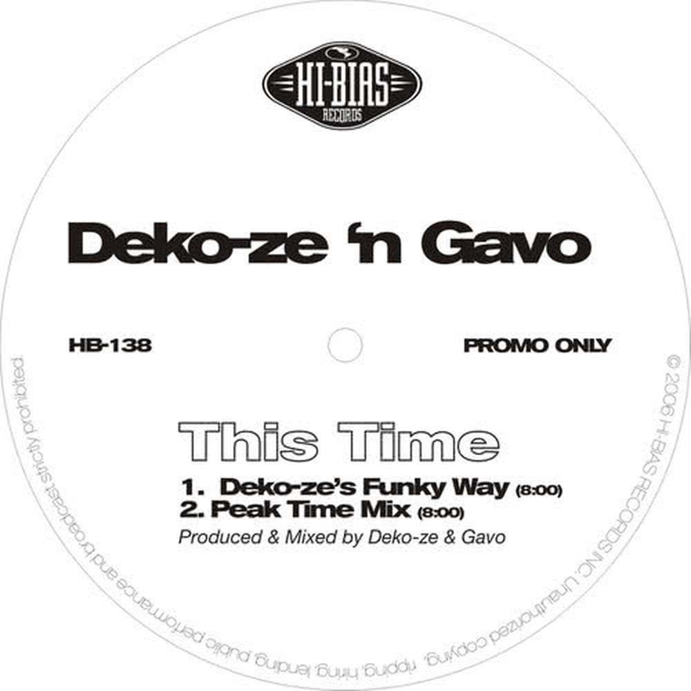 This Time (Peak Time Mix)