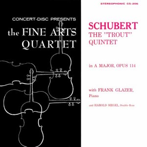 ดาวน์โหลดและฟังเพลง Quintet for Piano and Violin, Viola, Violoncello and Contrabass, D. 667 "The Trout": I. Allegro Vivace (其他) พร้อมเนื้อเพลงจาก Fine Arts Quartet