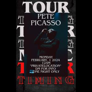 ดาวน์โหลดและฟังเพลง Tour Timing (Explicit) พร้อมเนื้อเพลงจาก Pete Picasso