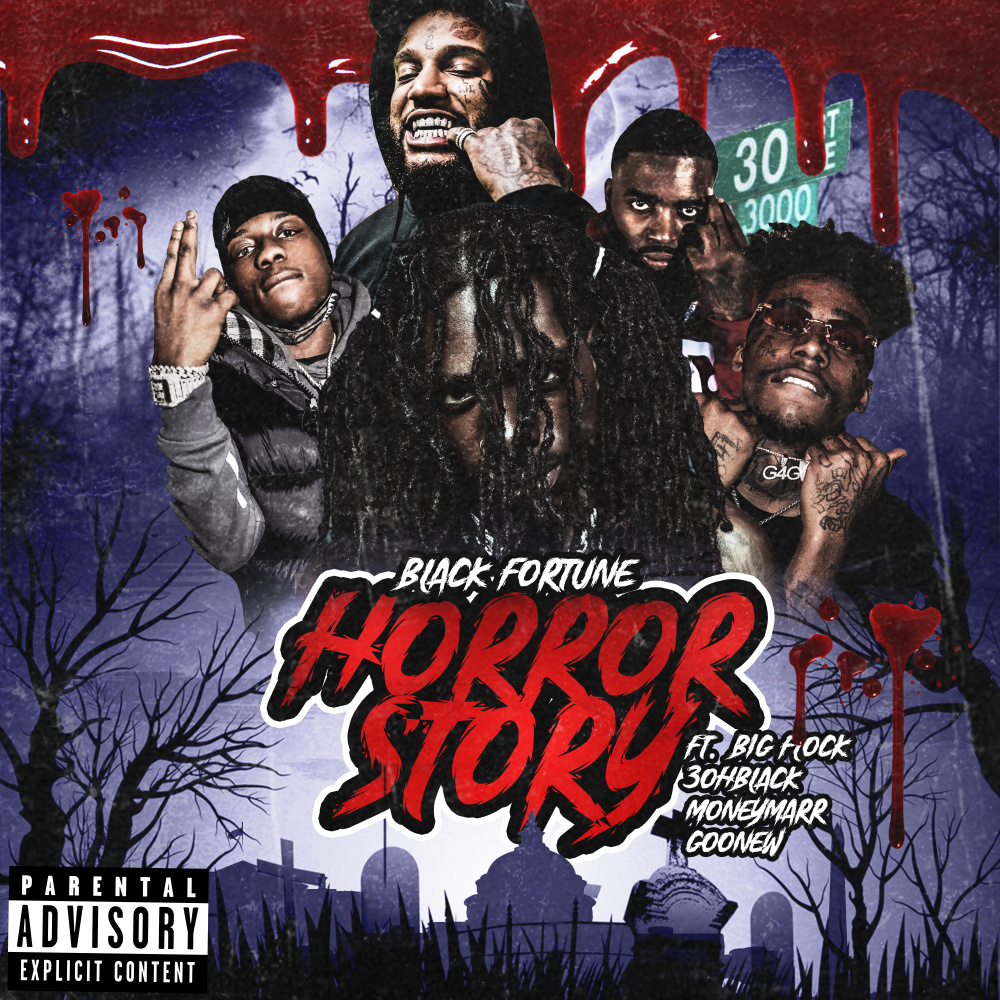 Horror Story (feat. Big Flock, 3ohBlack, MoneyMarr & Goonew) (Explicit)