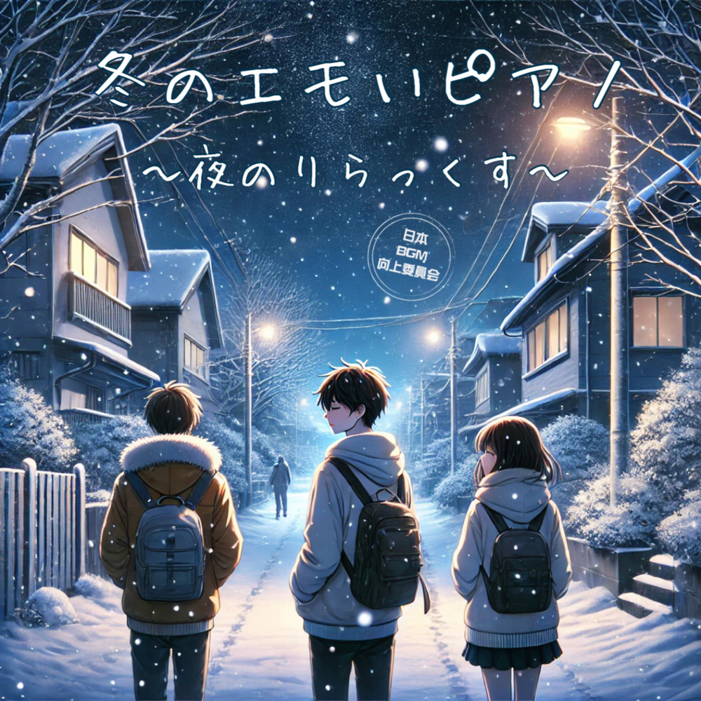 脳を癒す 冬の夜のエモピアノ