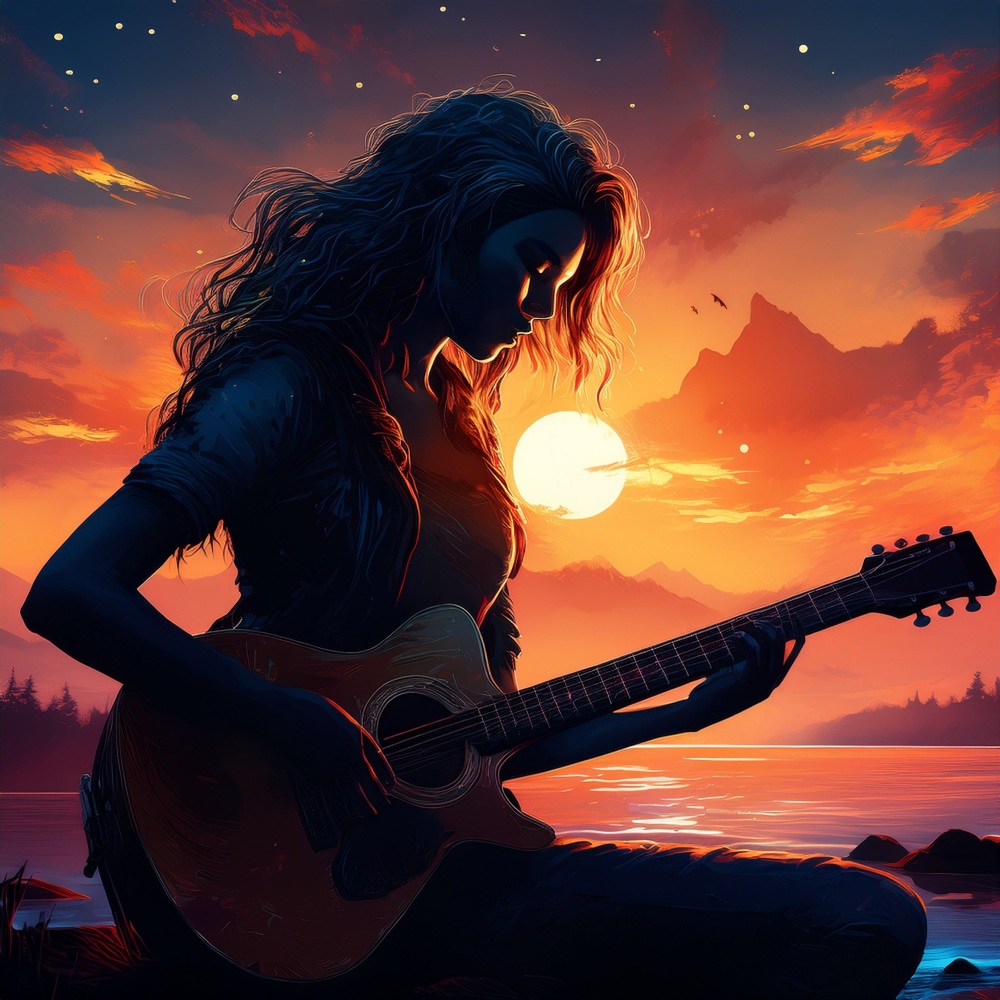Guitarra Para Una Presencia En Paz