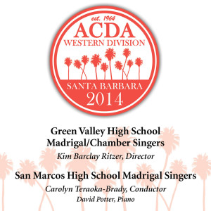 ดาวน์โหลดและฟังเพลง West Side Story, Act II: Somewhere (arr. for choir) พร้อมเนื้อเพลงจาก San Marcos High School Madrigal Singers