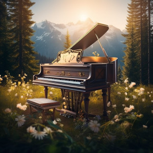 Study Music and Piano Music的專輯Artistic Rhythms: Piano Music Canvas