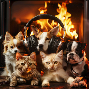 Mystical Nature Fire Sounds的專輯Pet's Hearth: Soothing Fire Melodies