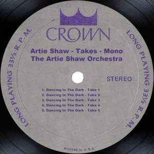 收聽The Artie Shaw Orchestra的Dancing In The Dark - Take 2歌詞歌曲