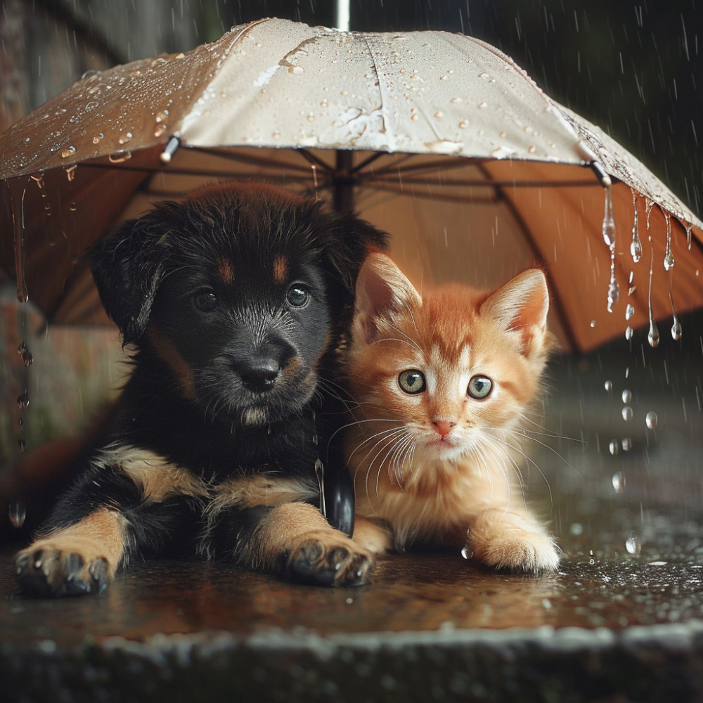 Lluvia Apacible Para Mascotas