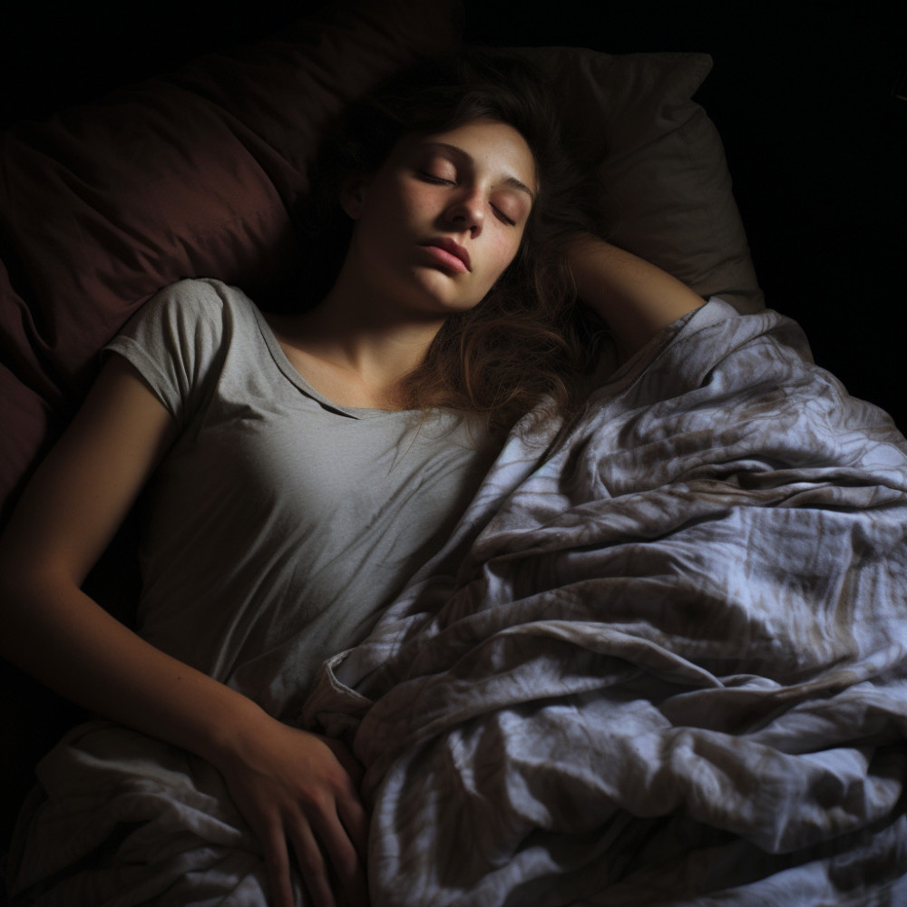 Melodic Embrace in Sleep's Night