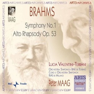 Orchestra Sinfonica Della RAI Di Torino的專輯Brahms: Symphony No. 1 / Alto Rhapsody, Op. 53