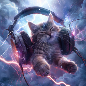 Jazz Music Therapy for Cats的專輯Binaural Thunder Cats: Feline Serenity Sounds