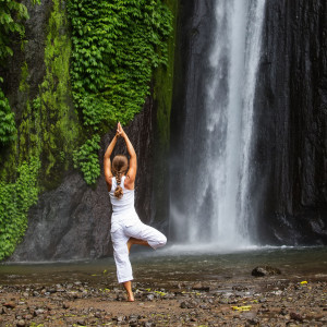 Yoga Falls: The Waterfall's Harmonious Pulse Chill Sound
