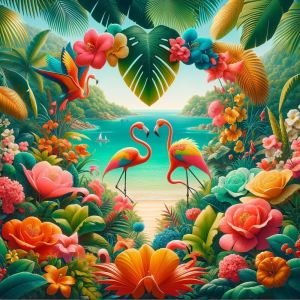 Album Tropical Romance (Bossa Nova Rhythms) from Romantic Love Songs Academy