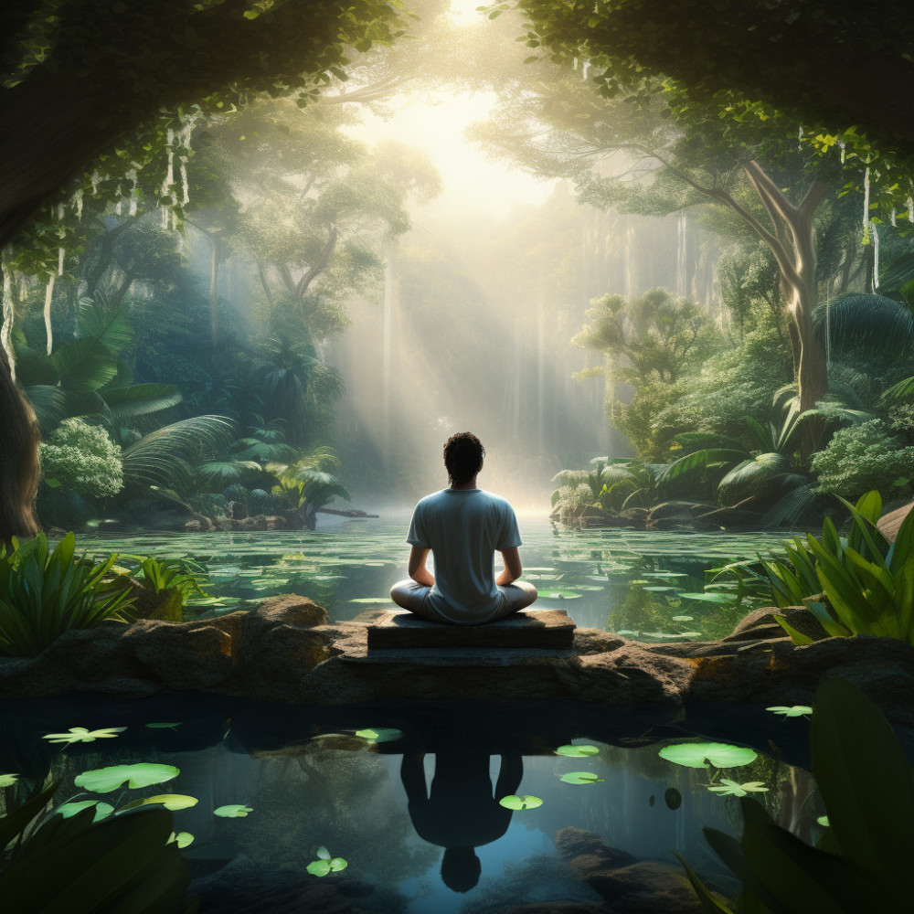 Piano De Aguas De Meditación