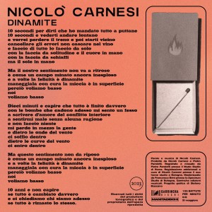 Listen to Dinamite (Explicit) song with lyrics from Nicolò Carnesi