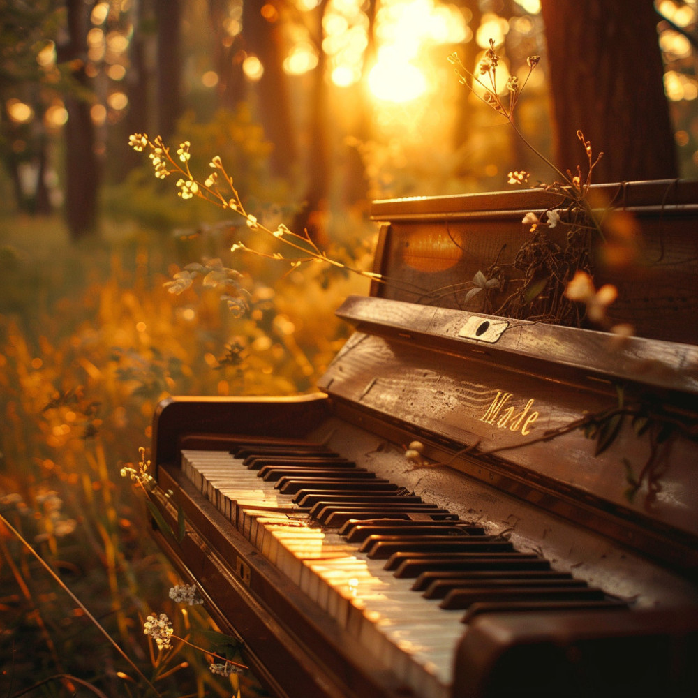Los Acordes Elevados Del Piano Se Levantan