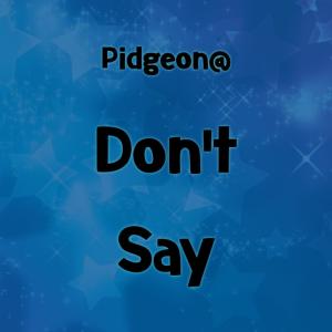 ดาวน์โหลดและฟังเพลง Dont Say พร้อมเนื้อเพลงจาก Pidgeon@