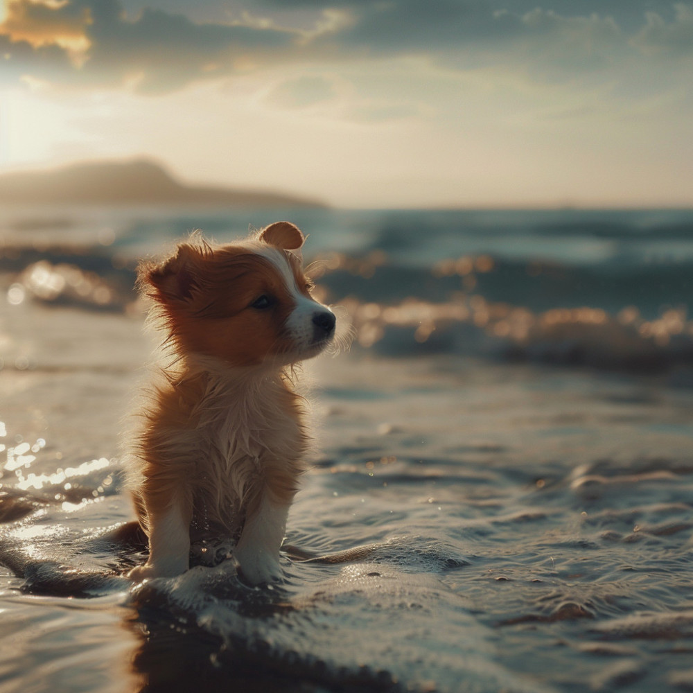 Los Perros Se Emocionan Junto Al Río