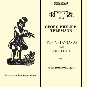 Paula Robison的專輯Telemann: 12 Fantasias for Solo Flute, TWV 40:2-13