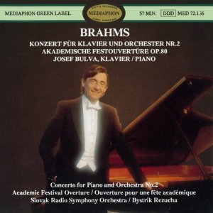 約瑟夫·布爾瓦的專輯Brahms: Piano Concerto No. 2 & Academic Festival Overture