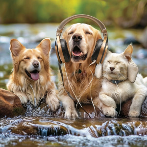 Nature & Sounds Backgrounds的專輯Serene Paws: Relaxing Water Music for Pets