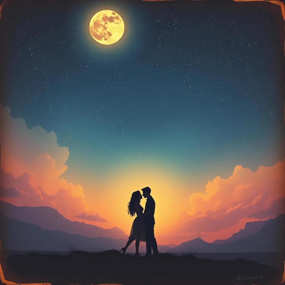 earth and moon