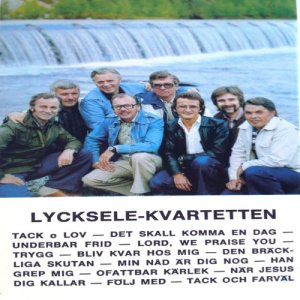ดาวน์โหลดและฟังเพลง Min nåd är dig nog พร้อมเนื้อเพลงจาก Lycksele Kvartetten