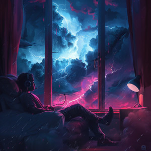Rain Soundzzz Club的專輯Binaural Calm: Thunder Relaxation Vibes