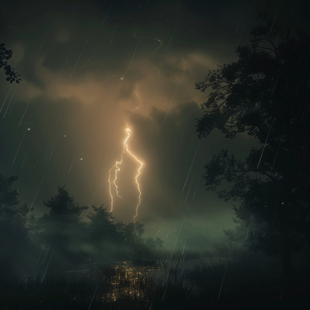 Soft Rumbles Cradle the Quiet Night