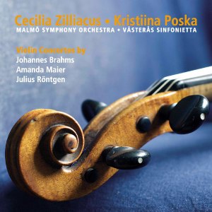 Västerås Sinfonietta的專輯Brahms, Maier & Röntgen: Violin Concertos