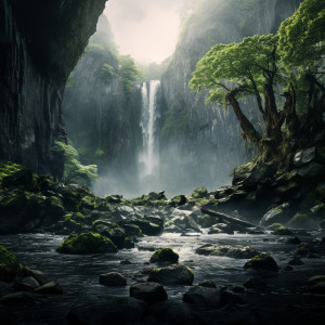 Easy Sleep Music的專輯Soothing Waterfall: Gentle Cascades for Sleep Therapy