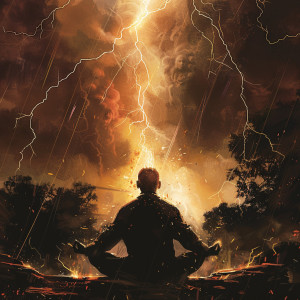 Meditation Music Club的專輯Binaural Serenity: Thunder Meditation Vibes