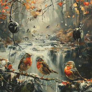 Pure Binaural Beats Study的專輯Nature’s Creek Cadence: Binaural Birds in Song - 92 96 Hz