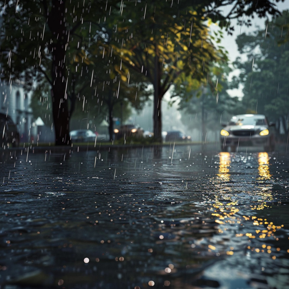 Meditation Calm in Binaural Rain