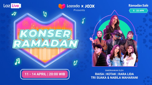  JOOX dan LAZADA Hadirkan Konser Ramadan untuk Semangati Pengguna Setelah Seharian Berpuasa