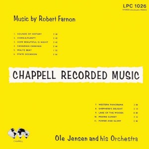 Album LPC1026: Music By Robert Farnon: Ole Jensen and his Orchestra from Robert Farnon