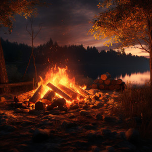 收聽Relaxation Noisy Tones的Massage Serenity in Fireside's Warm Glow歌詞歌曲