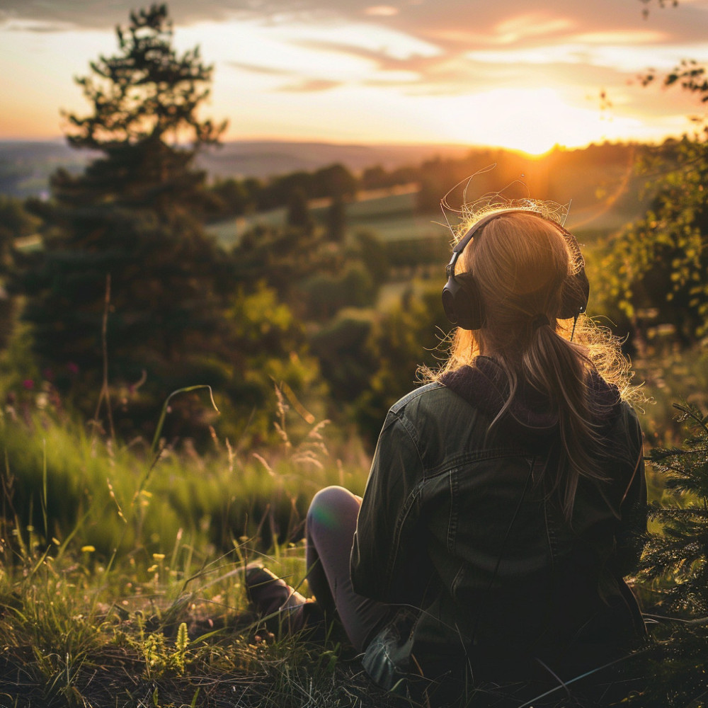 Los Ecos De La Música Ambiental Fluyen