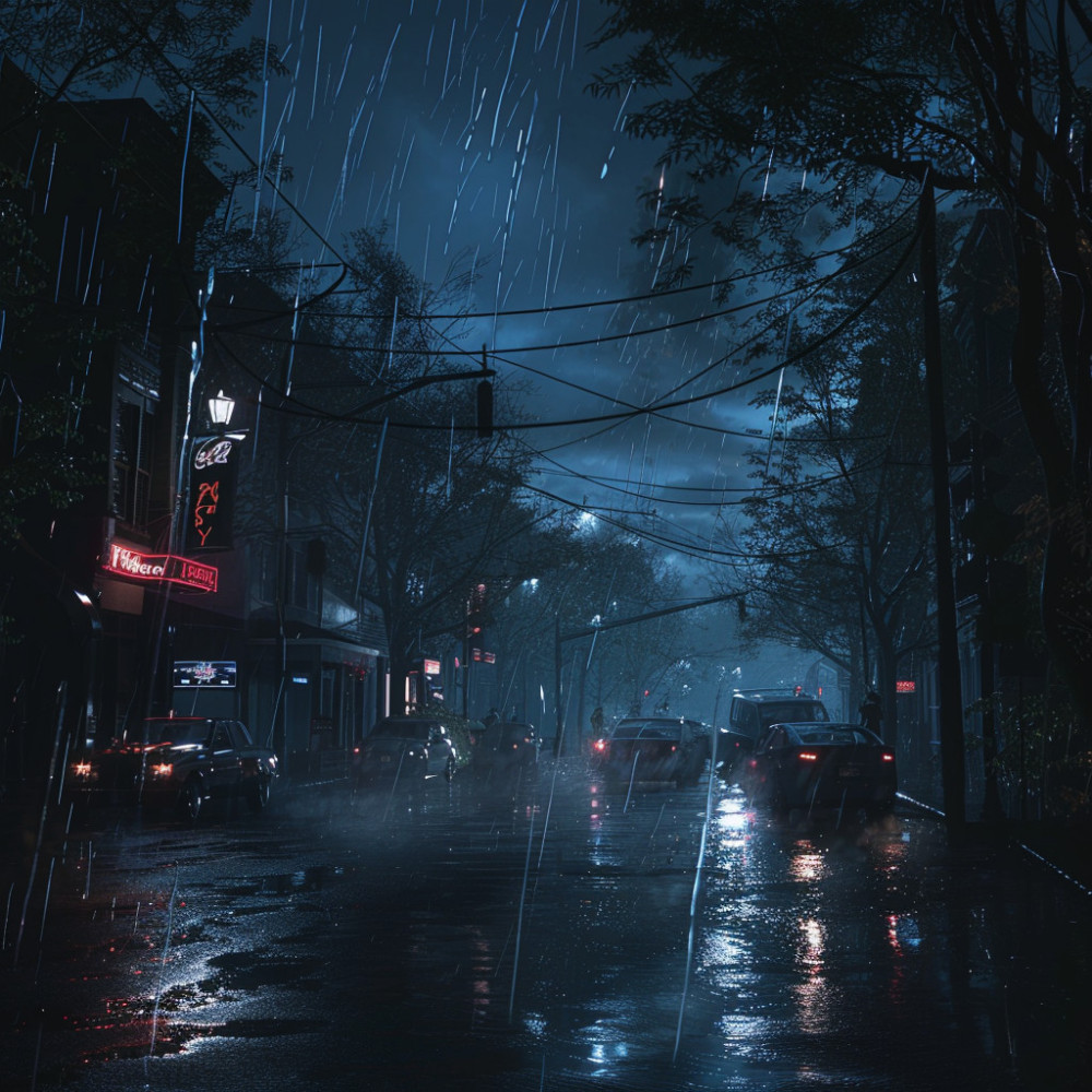 Posture in the Rain's Calming Hues
