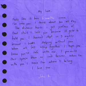 ดาวน์โหลดและฟังเพลง 6 months พร้อมเนื้อเพลงจาก John K