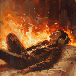 Sunrise Flames Fire Sounds的專輯Relaxation Aura: Fire Symphony
