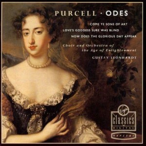 ดาวน์โหลดและฟังเพลง Ode for Queen Mary's Birthday (Come Ye Sons of Art), Z. 323: No. 9, Duet "See, Nature, rejoicing, has shown us the way" (Soprano, First Bass, Chorus) พร้อมเนื้อเพลงจาก Gustav Leonhardt, Leonhardt-Consort and Concentus musicus Wien