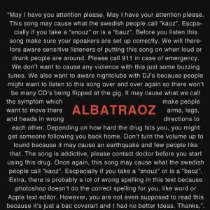 收聽Albatraoz的Albatraoz歌詞歌曲