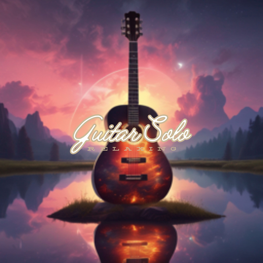 Guitar Solo Relaxing Music - Lost in the City Light Night Rain