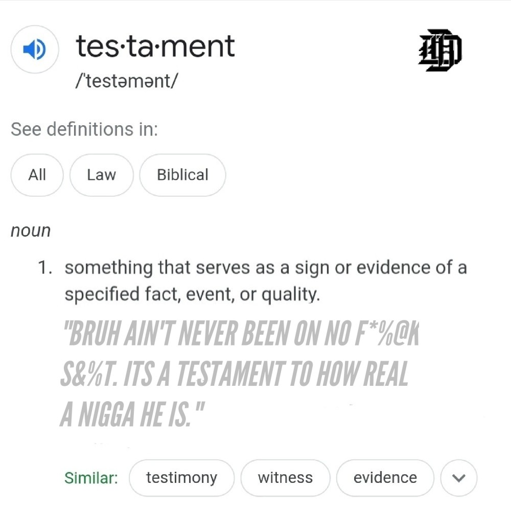 Testament (Explicit)