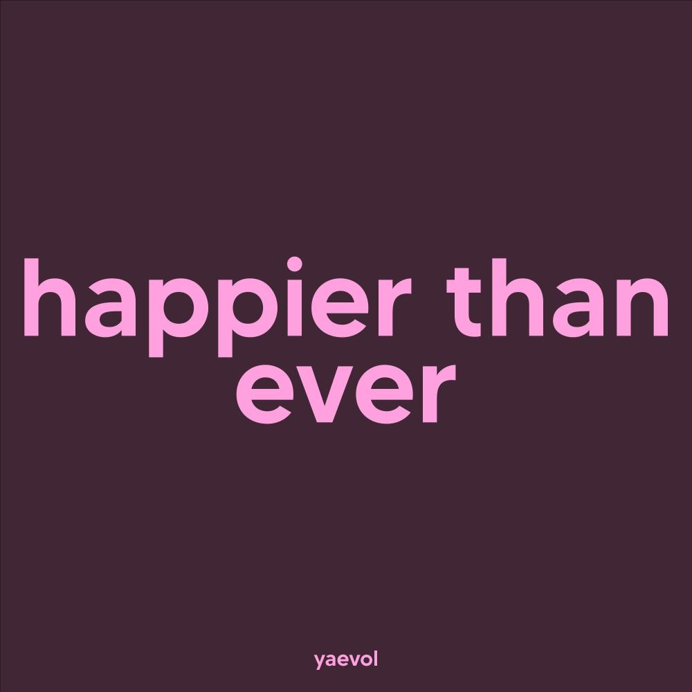 happier than ever (lofi version)