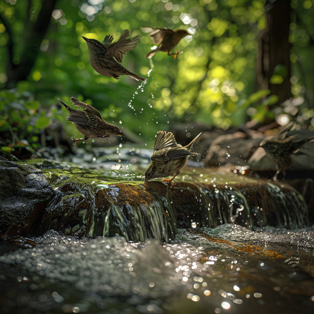 Harmony Found in Birds and Water’s Murmur