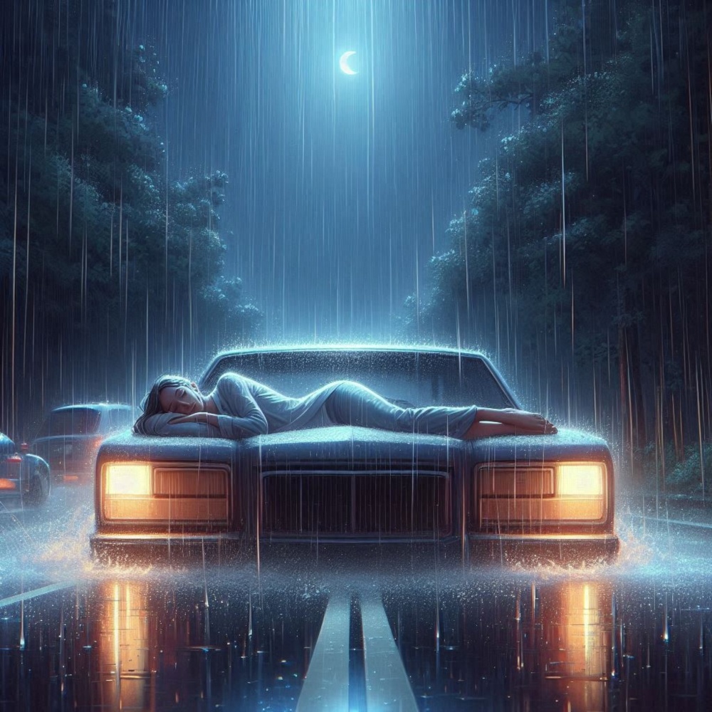 Rain in the Car: Relaxing Melodies for Sleep 19
