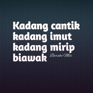 Barabe mix的专辑Kadang cantik kadang imut kadang mirip biawak (Remix)