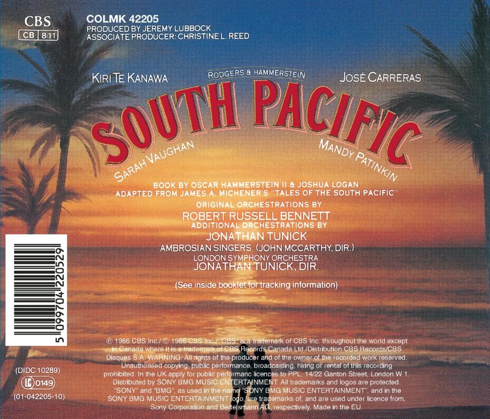 South Pacific: Younger Than Springtime (Vocal)